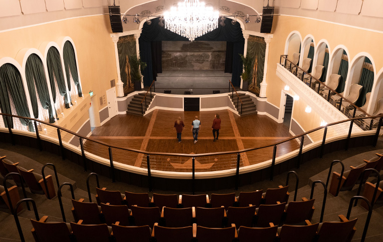 Goss theater view from balcony