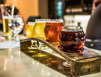Flight of beer